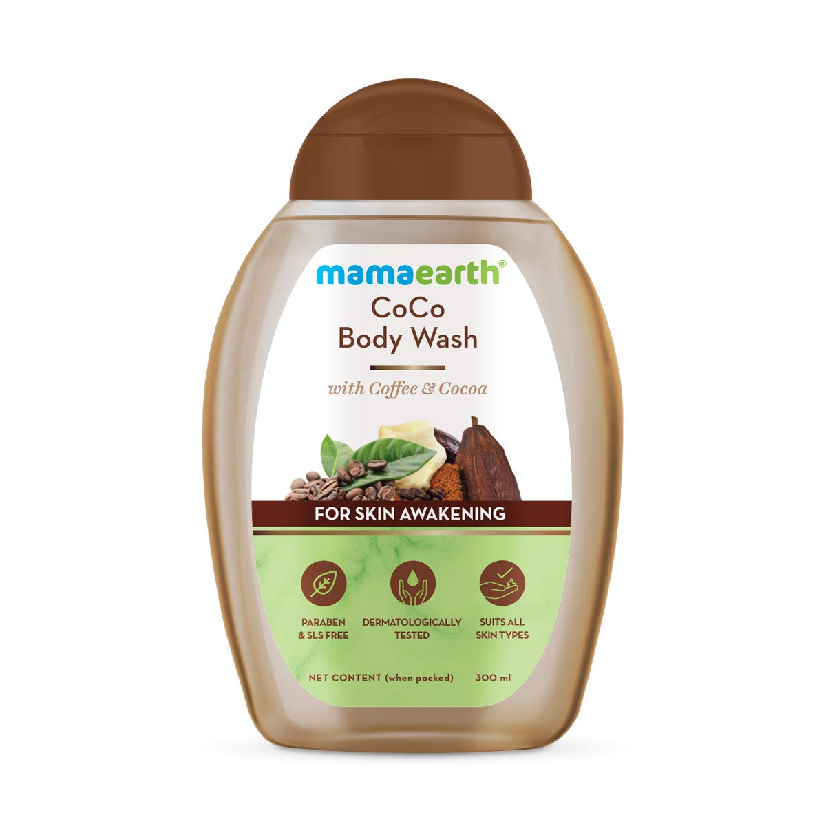 Mamaearth CoCo BodyWash: Coffee & Cocoa, 300