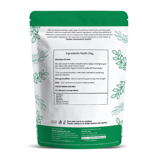 H&C Kaolin Clay Powder: 227 g