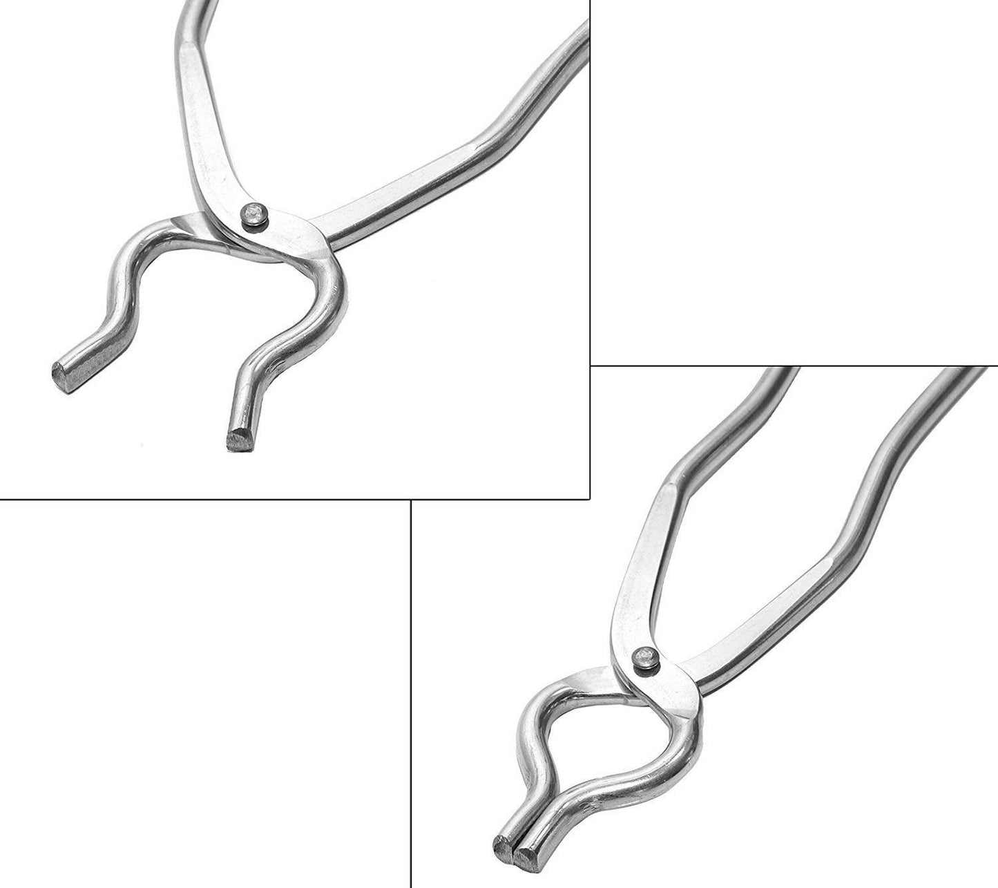 iKonbi Stainless Steel Sansi/pakkad/Sandasi/pincer/chimta/Tongs/Utensil Holder