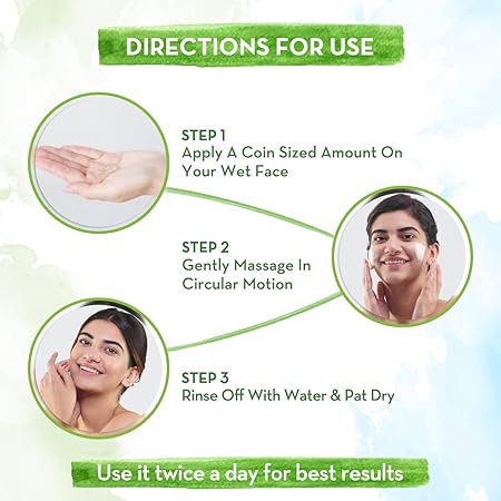 Mamaearth Aloe Vera Face Wash: Aloe Vera & Ashwagandha, 100 ml