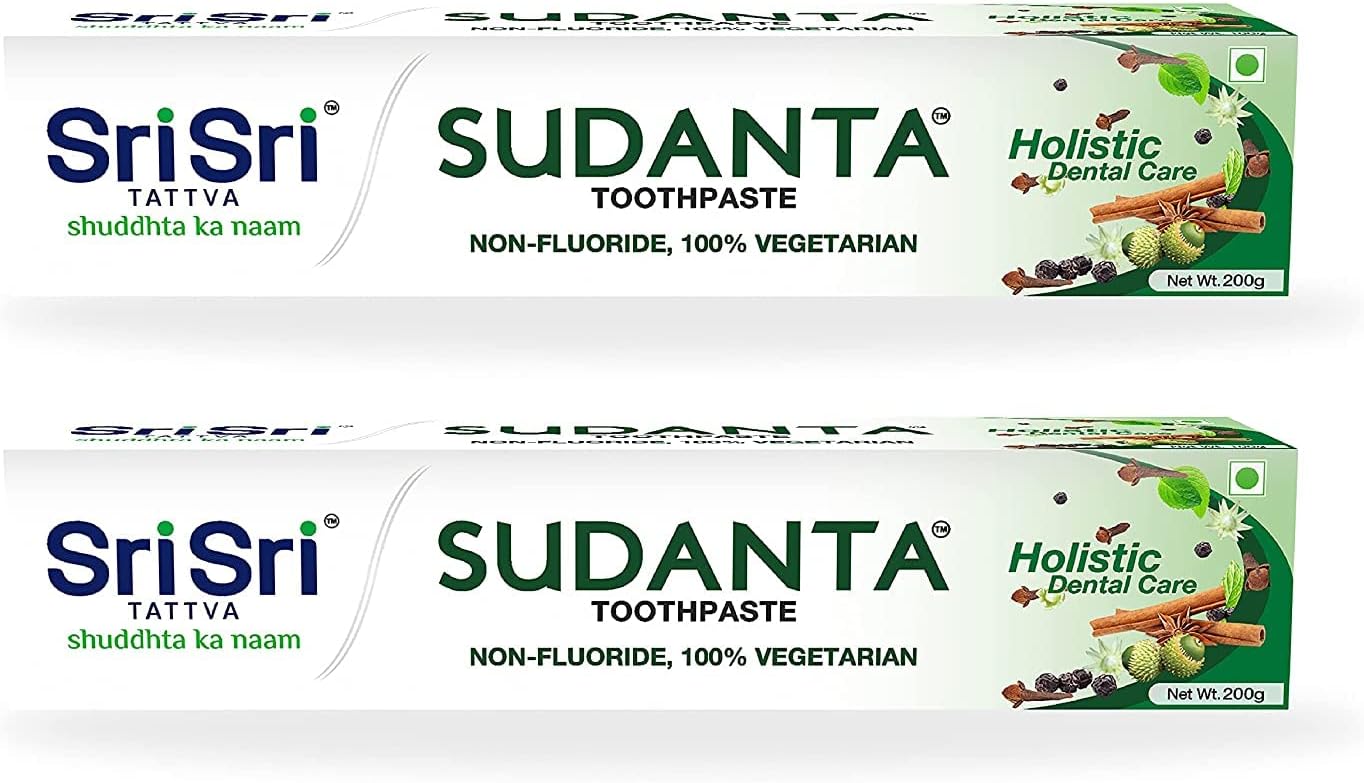 Sri Sri Tattva Sudanta Herbal Toothpaste: 200 g, Pack of