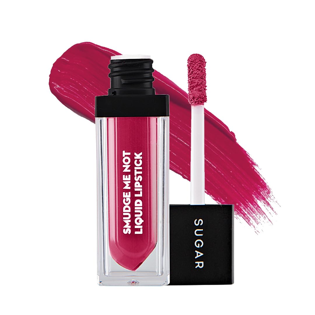 SUGAR Cosmetics Smudge Me Not Liquid Lipstick: 02 Brink Of Pink, 4.5