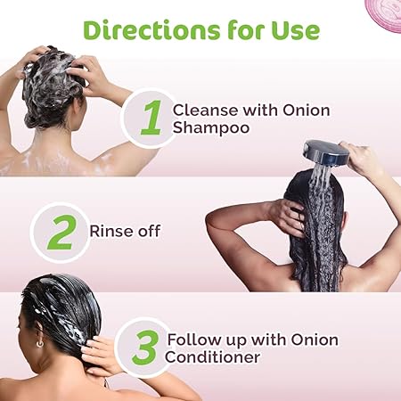 Mamaearth Onion Anti Hairfall Combo: Shampoo 250 ml + Conditioner 250 ml
