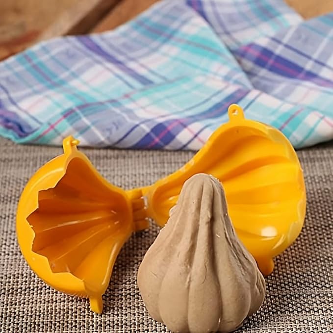 iKonbi Ganpati Modak Plastic Mould 125g Also Ideal for Prasad in Diwali Dussera and Any Celebration 1 Piece