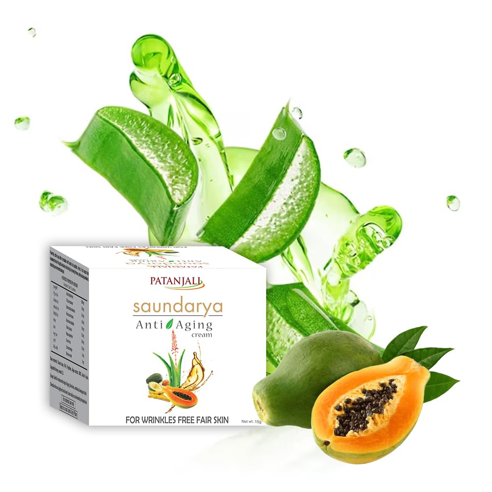 Patanjali Saundarya Anti Aging Face Cream: 15 g