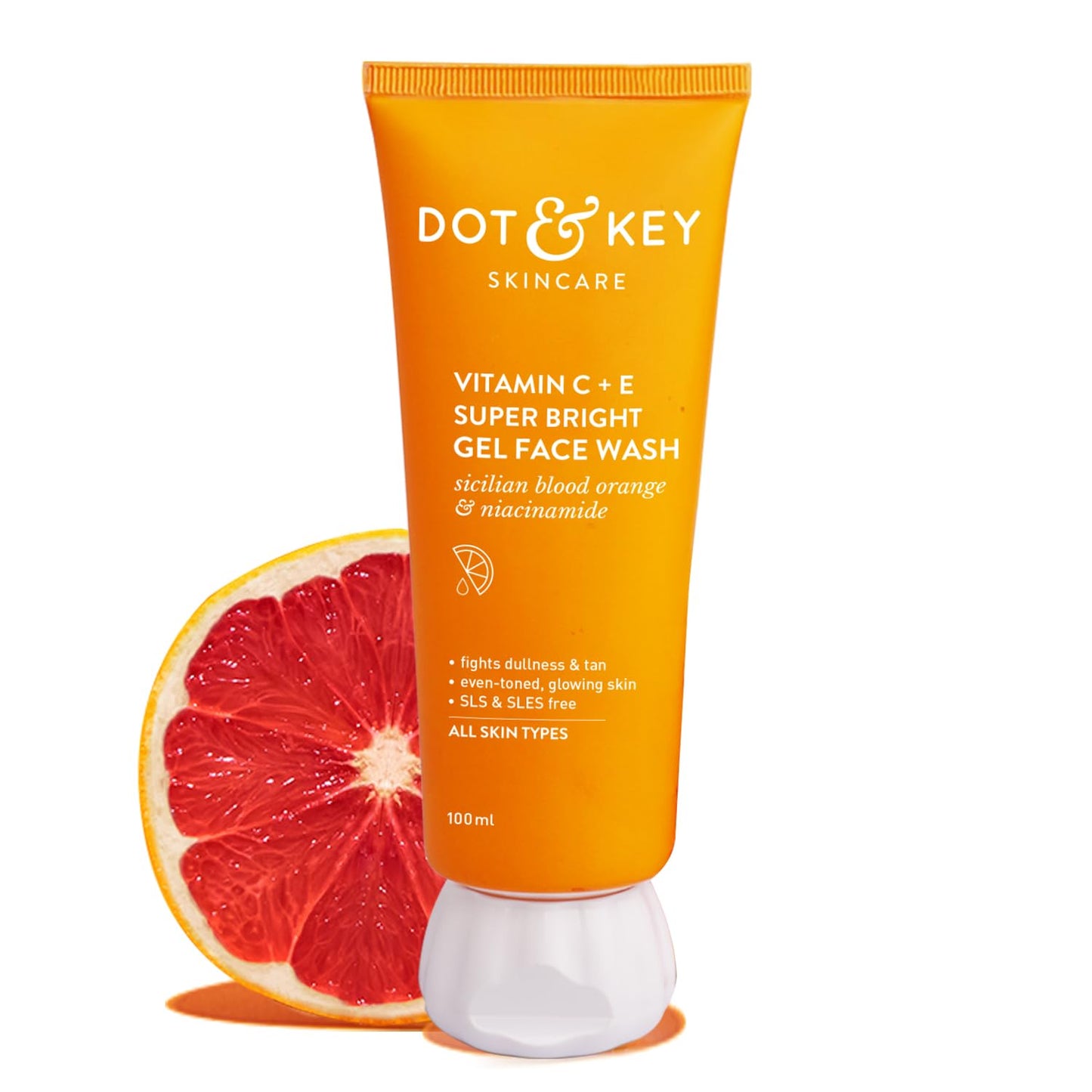 DOT & KEY Vitamin C + E Super Bright Gel FaceWash For Glowing And Brightening Skin | All S