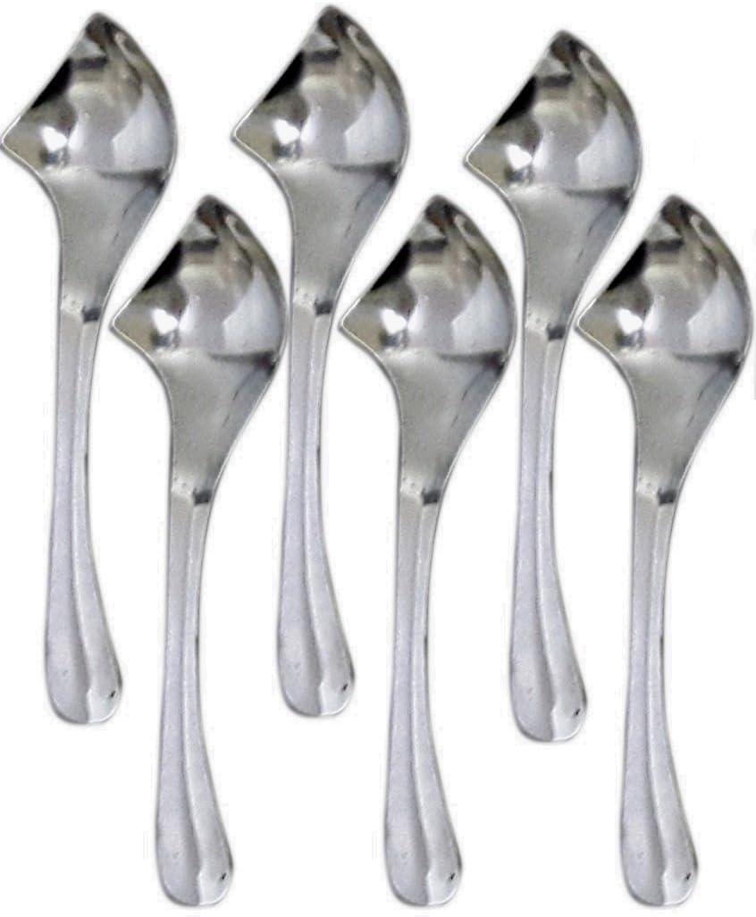iKonbi Lotus Ice Cream Cups/Soup Bowls with Spoons and Scoop Set of 13 6 Cups, 6 Spoons, 1 Scoop