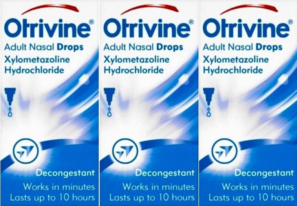 Otrivine Adult Nasal Drops: 10ml, Pack of