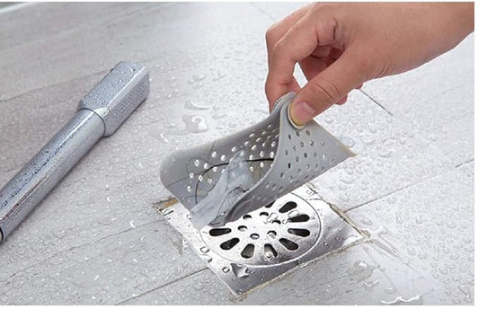 iKonbi Hair Catcher Durable Silicone Hair Stopper Shower Drain Covers and Clean for Bathroom Bathtub and Kitchen Sink - Multicolor Pack of 2 - Random Color