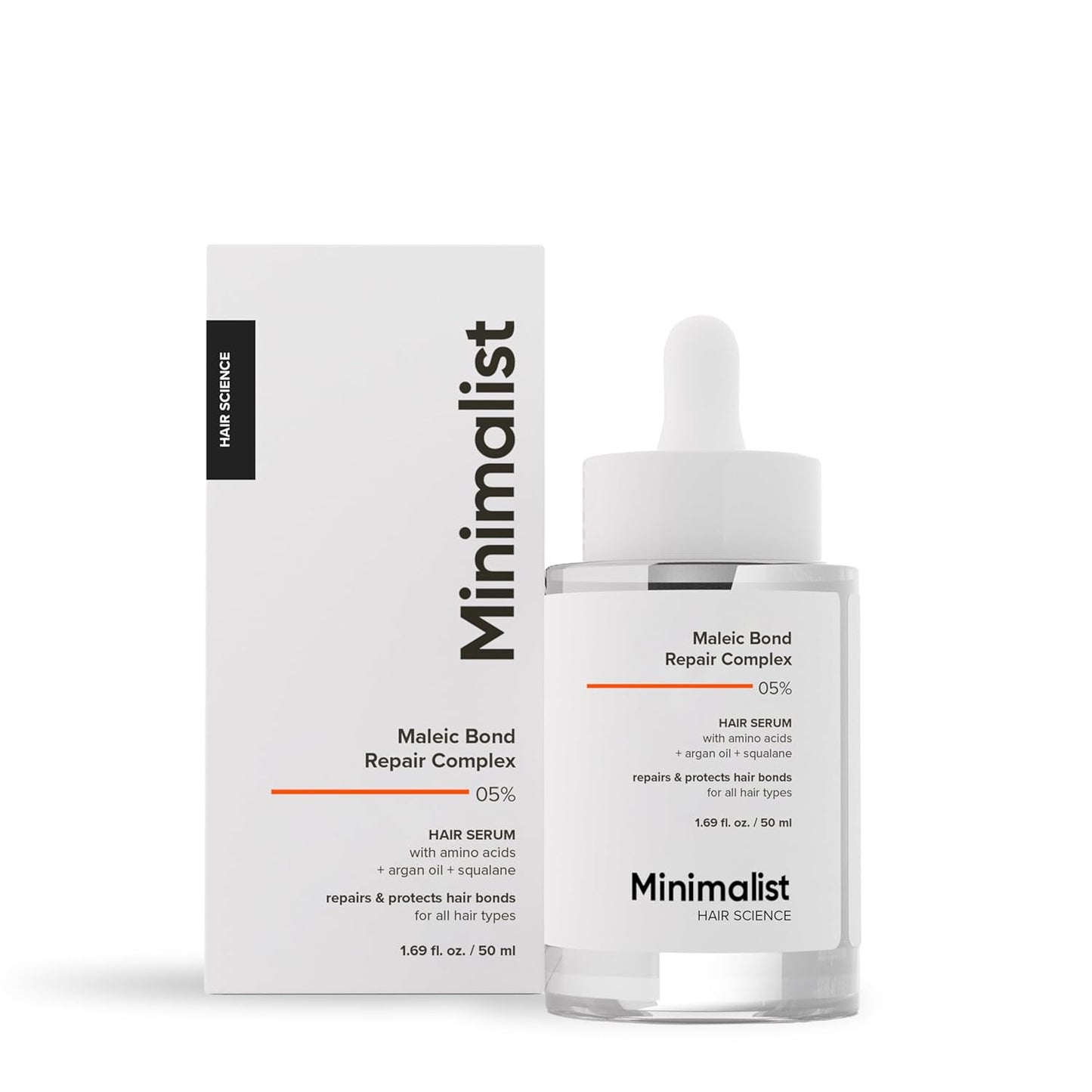 Minimalist Hair Serum: Maleic Bond Repair Complex,