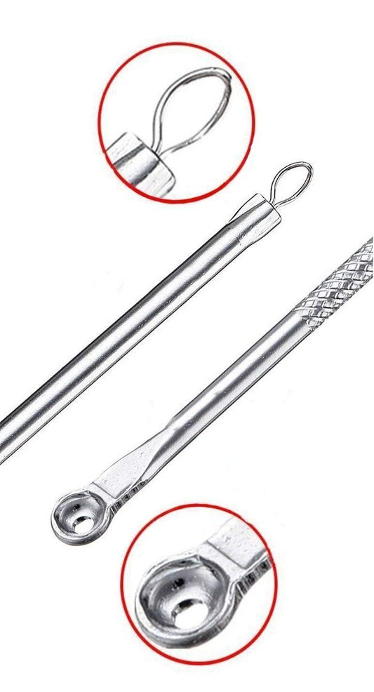 iKonbi Stainless Steel Blackhead Remover Round TipPack Of 4
