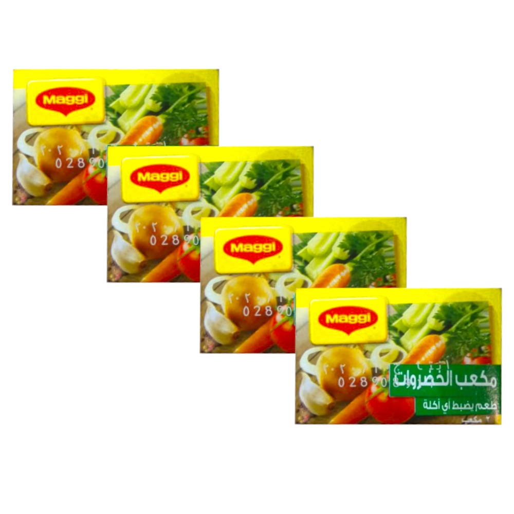 Maggi Vegetable Stock Cubes, 0.63 ℮ 18 g, 4 Pack