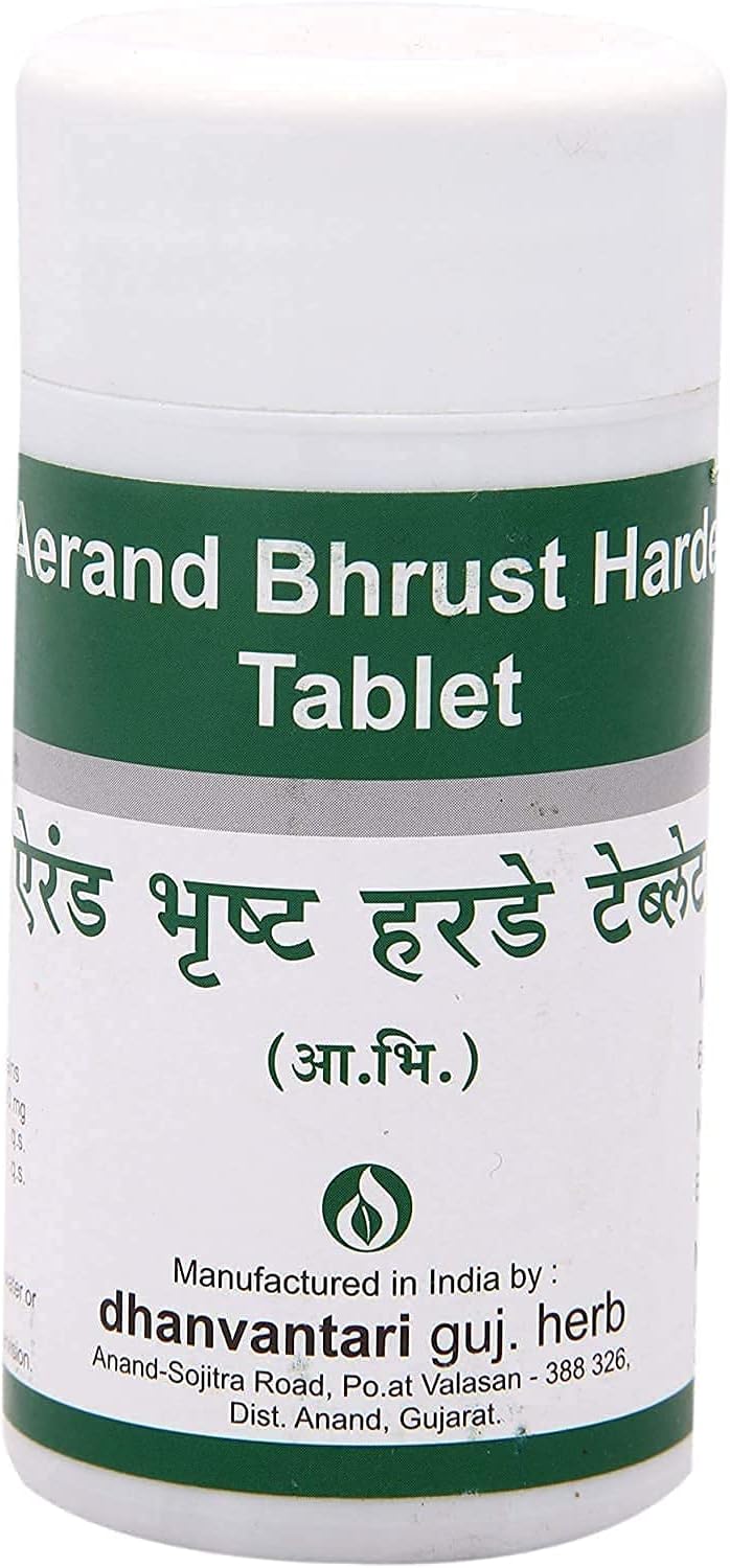 Dhanvantari Guj. Herb Arend Bhrust Harde Tablets: