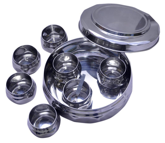 iKonbi Stainless Steel Spice Box - 2 L, 1 Pieces, Silver