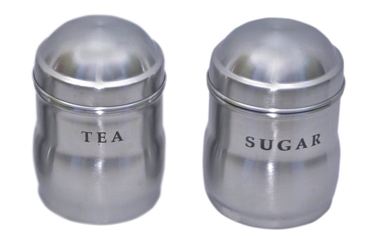 iKonbi Set of 2 Tea and Sugar Maharaja canisters