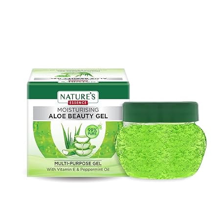 NATURES ESSENCE Moisturising Aloe Beauty Gel With Vitamin E And Peppermint Oil 50gm