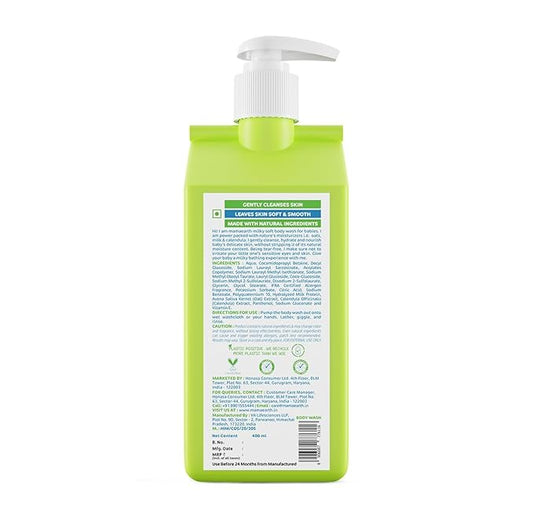 Mamaearth Milky Soft Body Wash for Babies: 400 ml