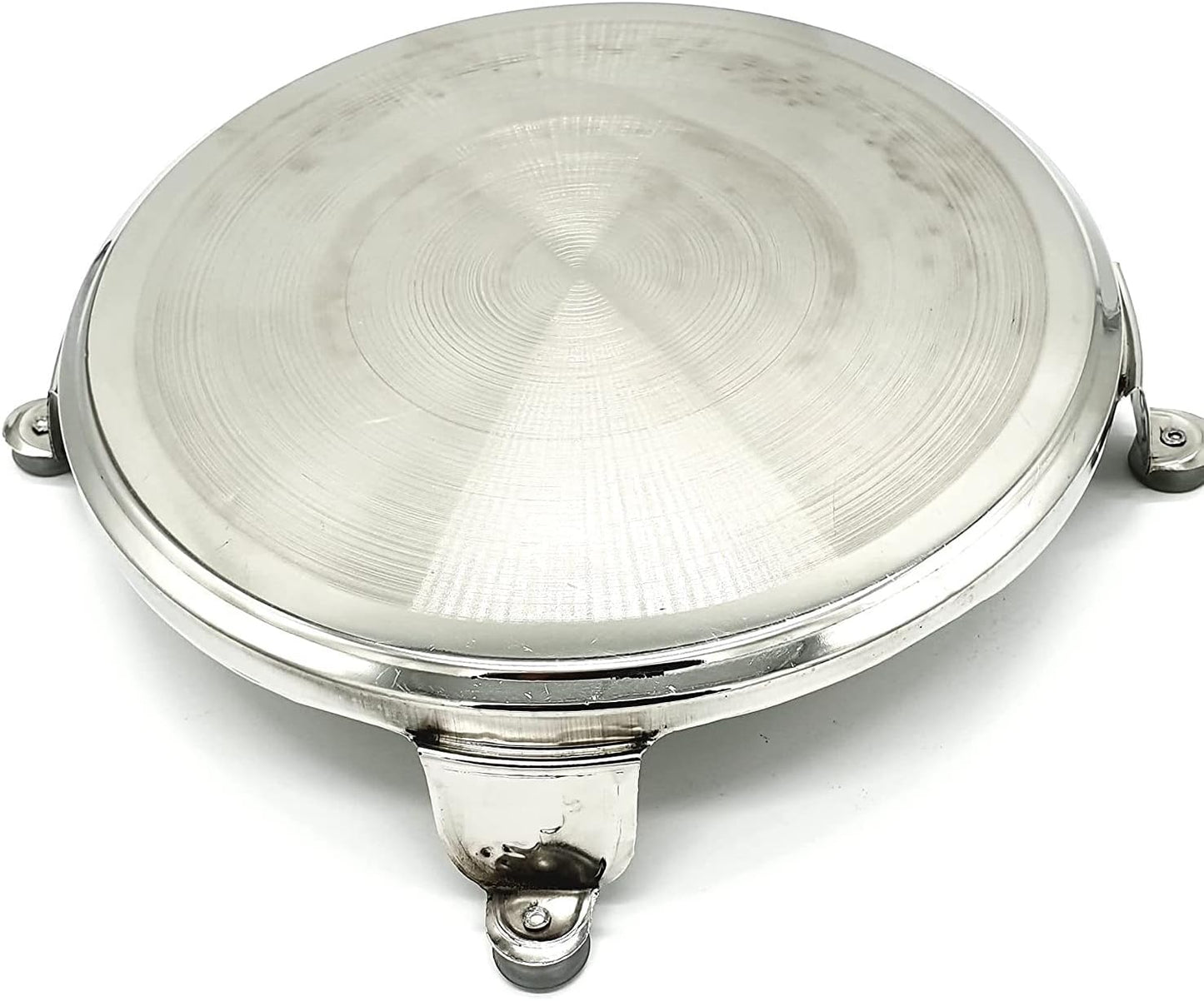 iKonbi Classic Rolling Board Chakla Stainless Steel, Silver