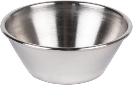 iKonbi Sauce Cup Set Stainless Steel, 45 ml, 6×6×2 cm, Pack of 6