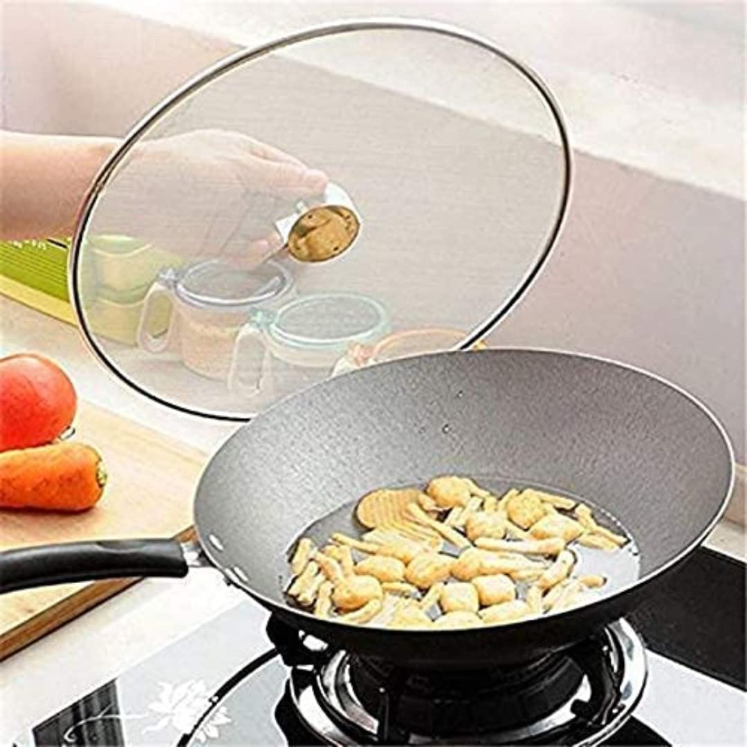 iKonbi Stainless Steel heavy gauge Net Cover/Lid set of 4 pieces for milk curry other food items/utensils