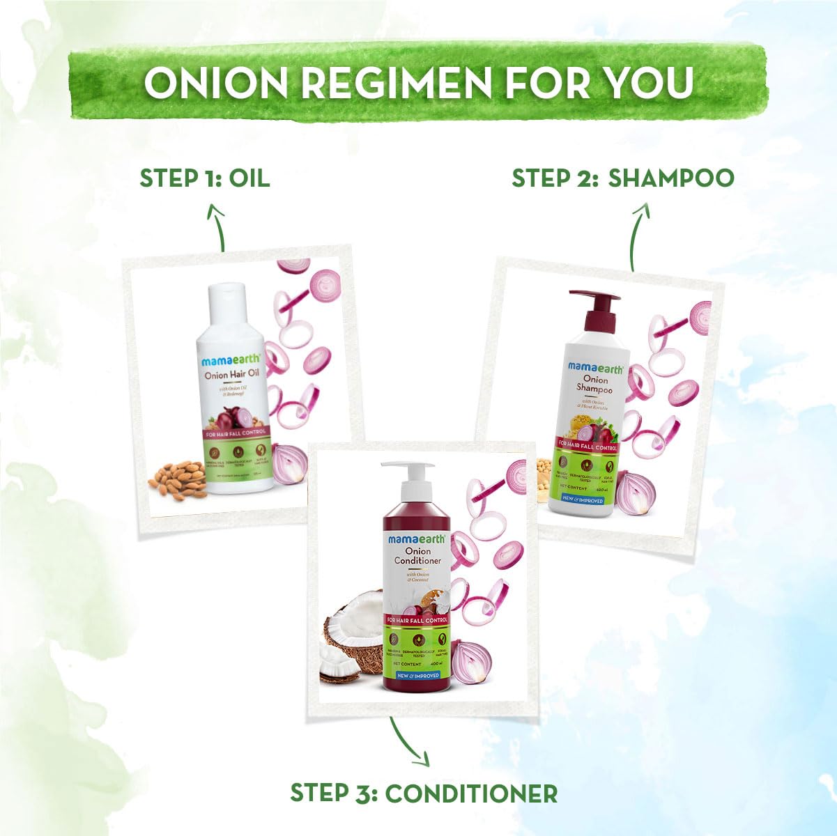 Mamaearth Onion Conditioner: Hair Loss Control, 400 ml