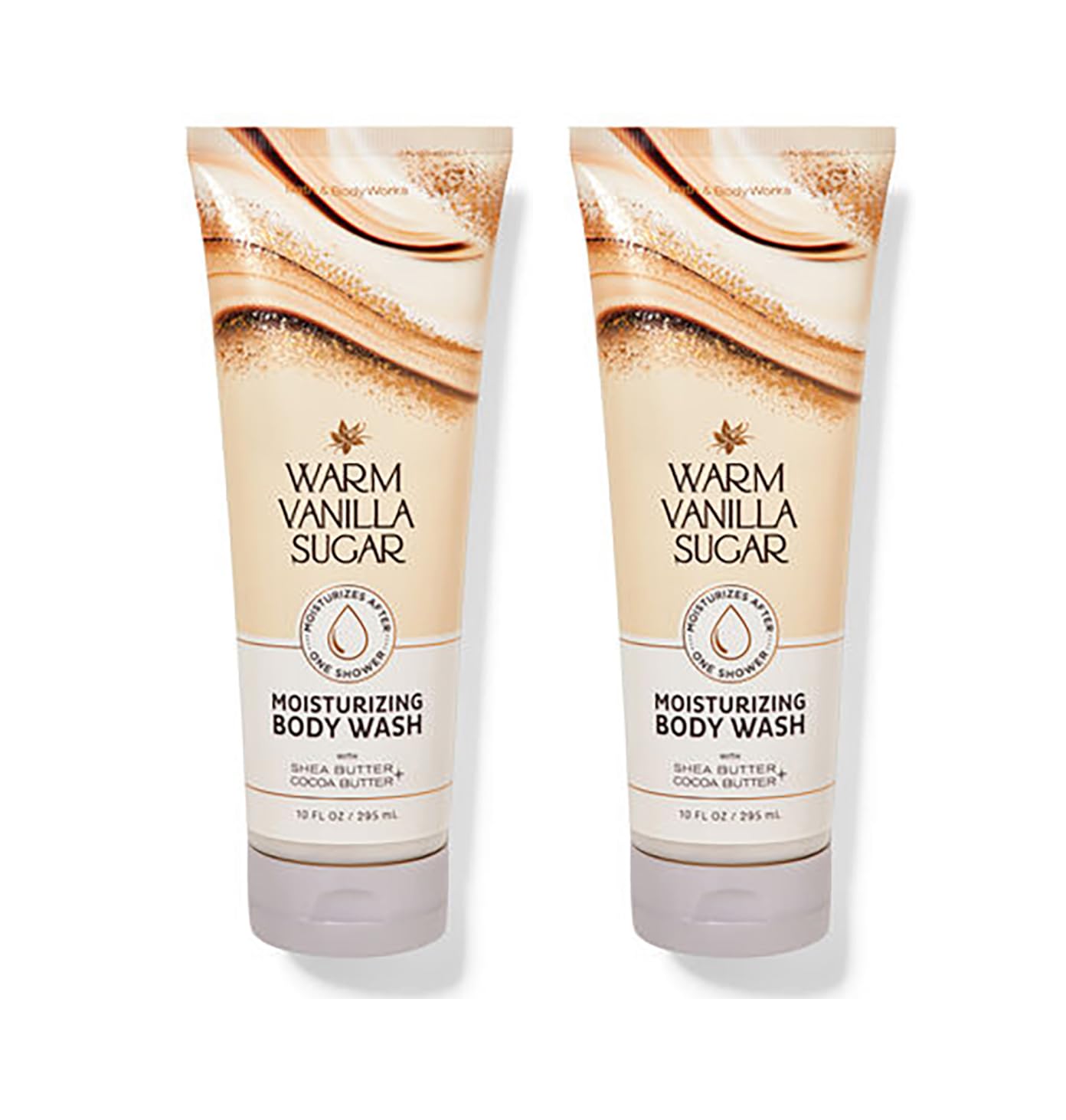 Bath & Body Works Moisturizing BodyWash: Warm Vanilla Sugar, 295 ml, Pack of