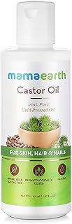 Mamaearth 100% Pure Castor Oil, Cold Pressed, To Support Hair Growth, Good Skin And Strong