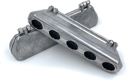 iKonbi Aluminium Mini Modak Mould Patti with 5 Cavity Ideal for Ganpati Dussera Diwali and Other Festivals 16 * 5 CMS Pack of 1