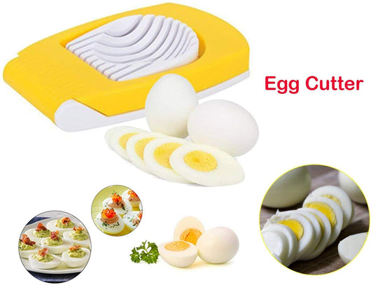 iKonbi Plastic Multi Purpose Egg Cutter and Slicer Kitchen Tool with Stainless Steel Wires