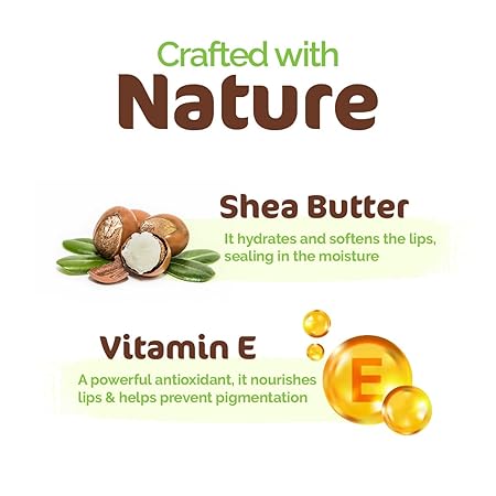 Mamaearth Nourishing 100% Natural Lip Balm with Vitamin E and Shea Butter - 4 g