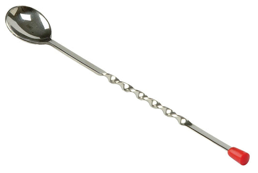 iKonbi Stainless Steel Bar Spoon/Stirrer with red tip
