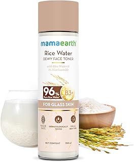 Mamaearth Rice Water Dewy Face Toner – Rice Water & 4% Niacinamide, 150