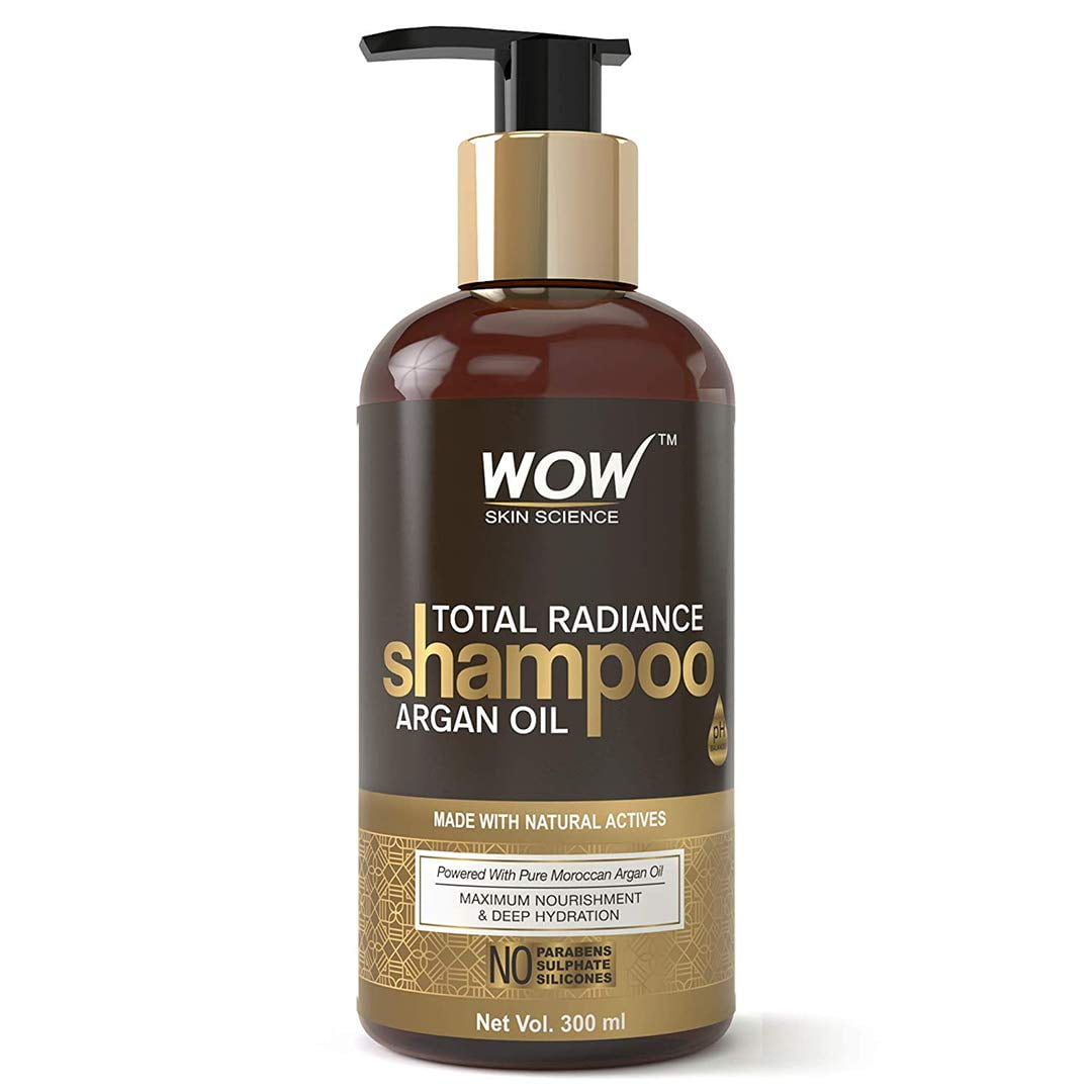WOW Total Radiance No Sulphate, Parabens & Silicones Shampoo, 300mL