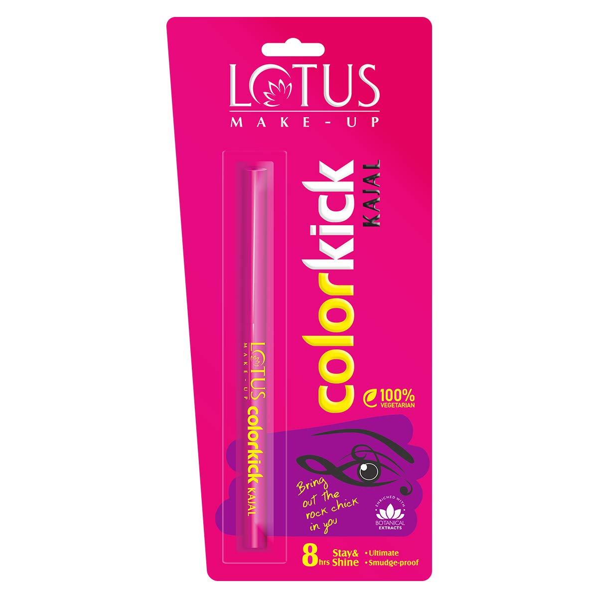 Lotus Herbal Colorkick Kajal - Black - 0.28g