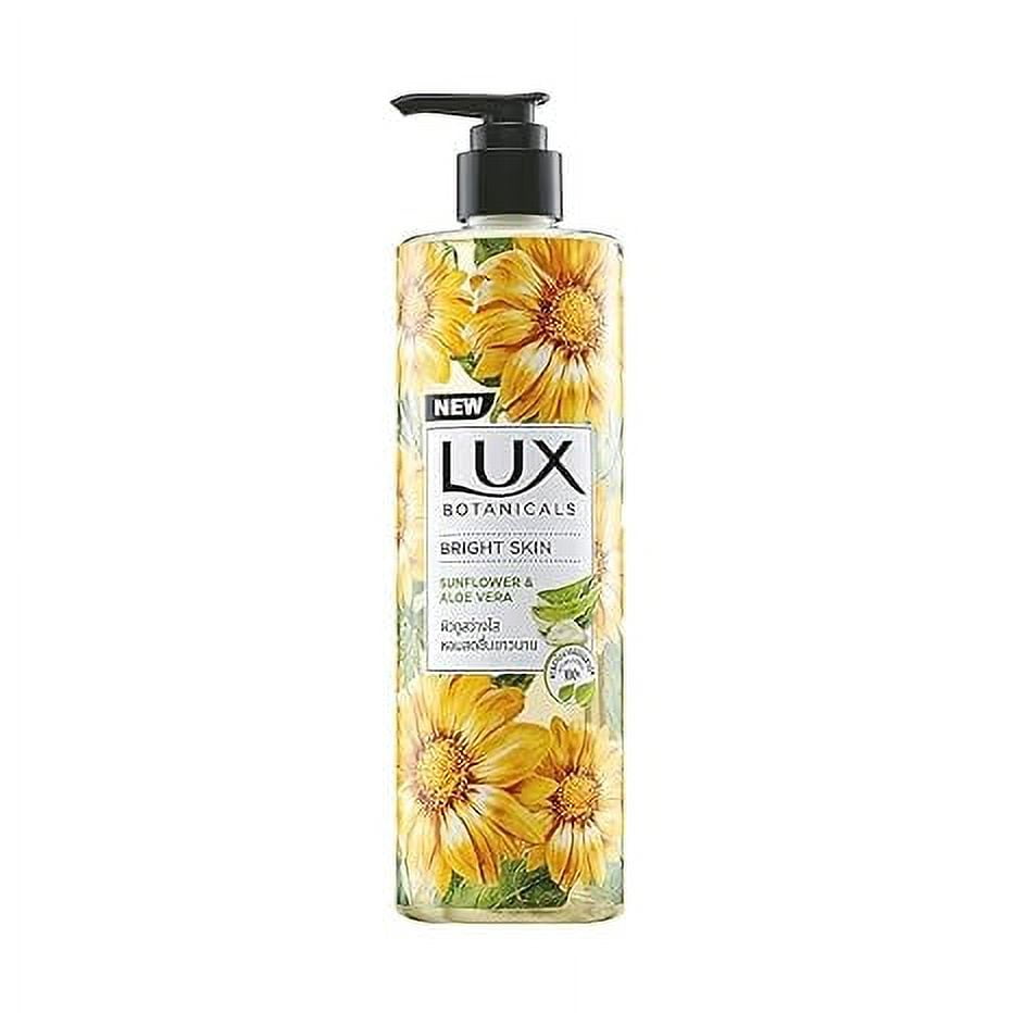 Lux Botanicals BodyWash, Sunflower & Aloe Vera, Shower Gel for Women, 100% Natural Extract