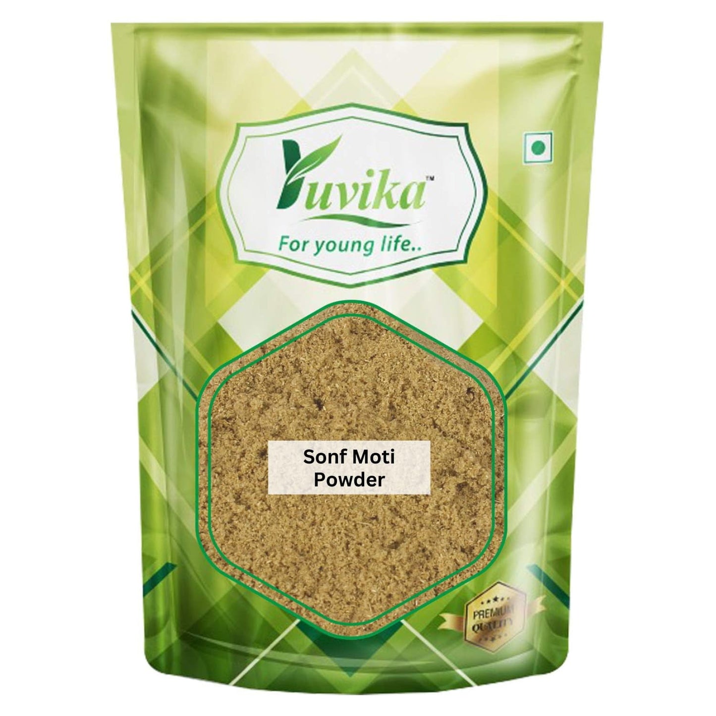 Yuvika Sonf Moti Powder - Saunf Moti Powder - Foeniculum Vulgare - Fennel Seeds Powder (10