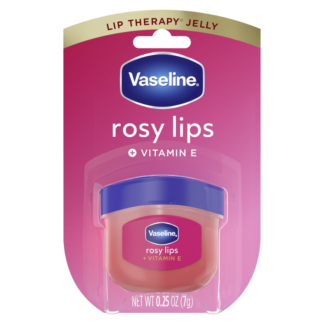 Vaseline Lip Therapy Rosy Lips Mini 0.25 oz