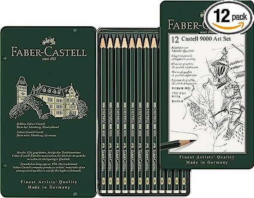 Faber-Castell – 9000 Series Set of 12 Graphite Sketch Pencils