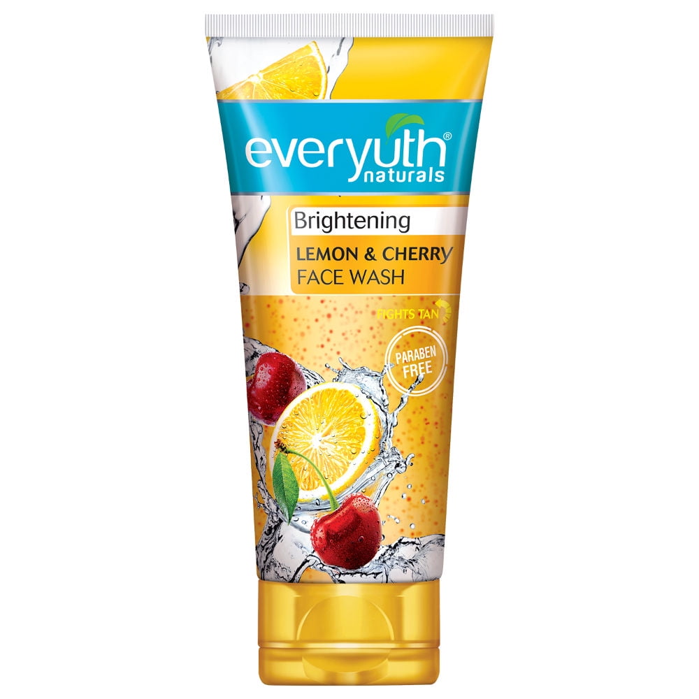 Everyuth Naturals Brightening Lemon & Cherry FaceWash
