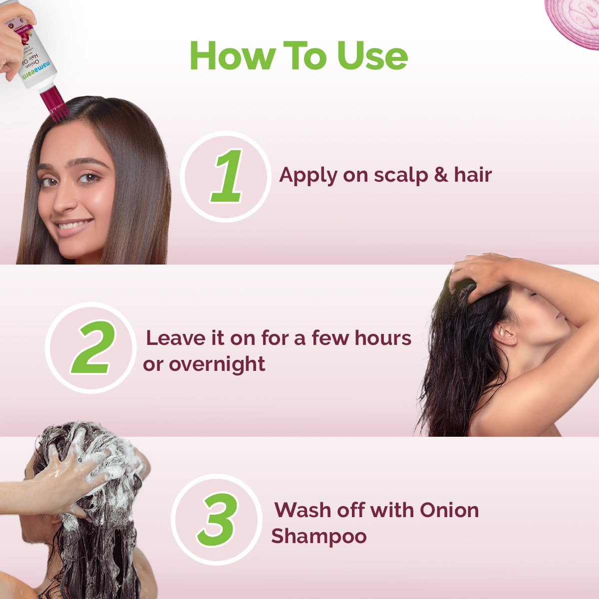 Mamaearth Onion Hair Oil with Onion & Redensyl for Hair Fall Control - 200 ml
