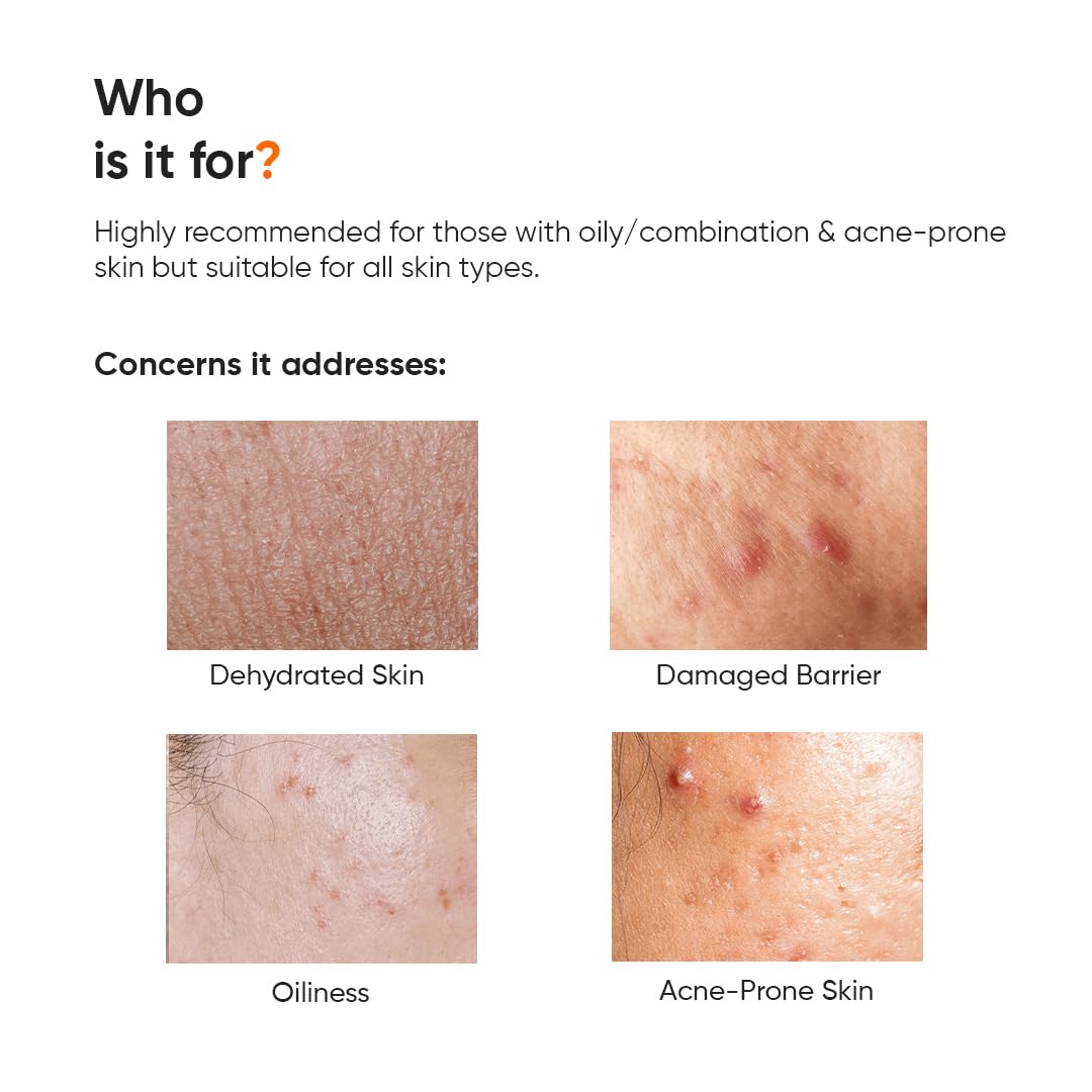 Minimalist 10% Vitamin B5 Gel Face Moisturizer For Oily Acne Prone Skin | Oil-free | Fast Absorbing Lightweight Winter Cream | 50 g
