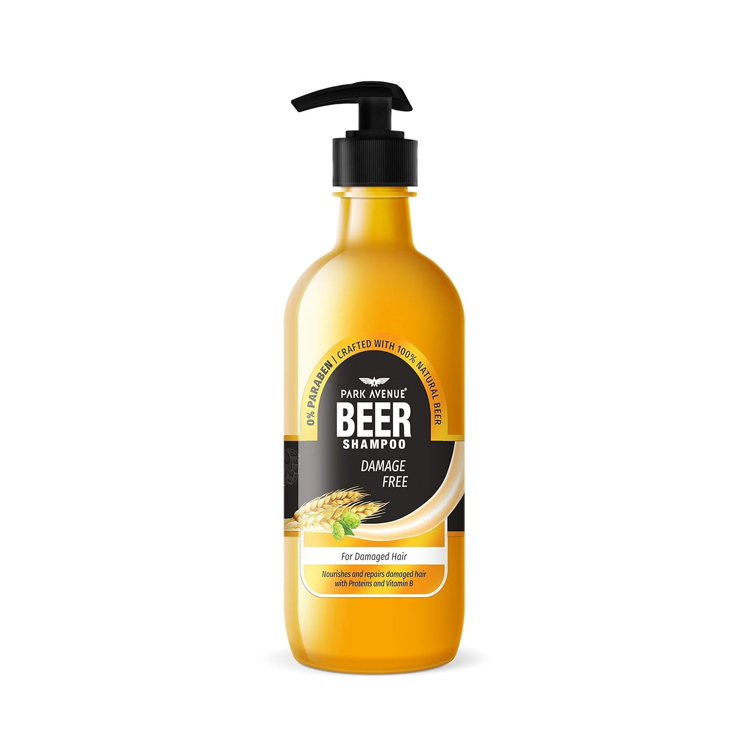 Park Avenue Beer shampoo For Damaged hair (650ml) | Paraben Free | For Damage Fee Hair| Cr
