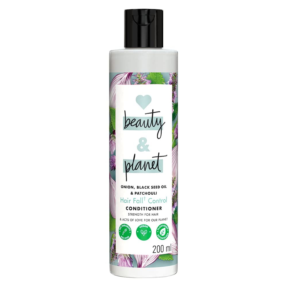 Love Beauty & Planet Onion, Black Seed & Patchouli Hairfall Control Conditioner I Paraben