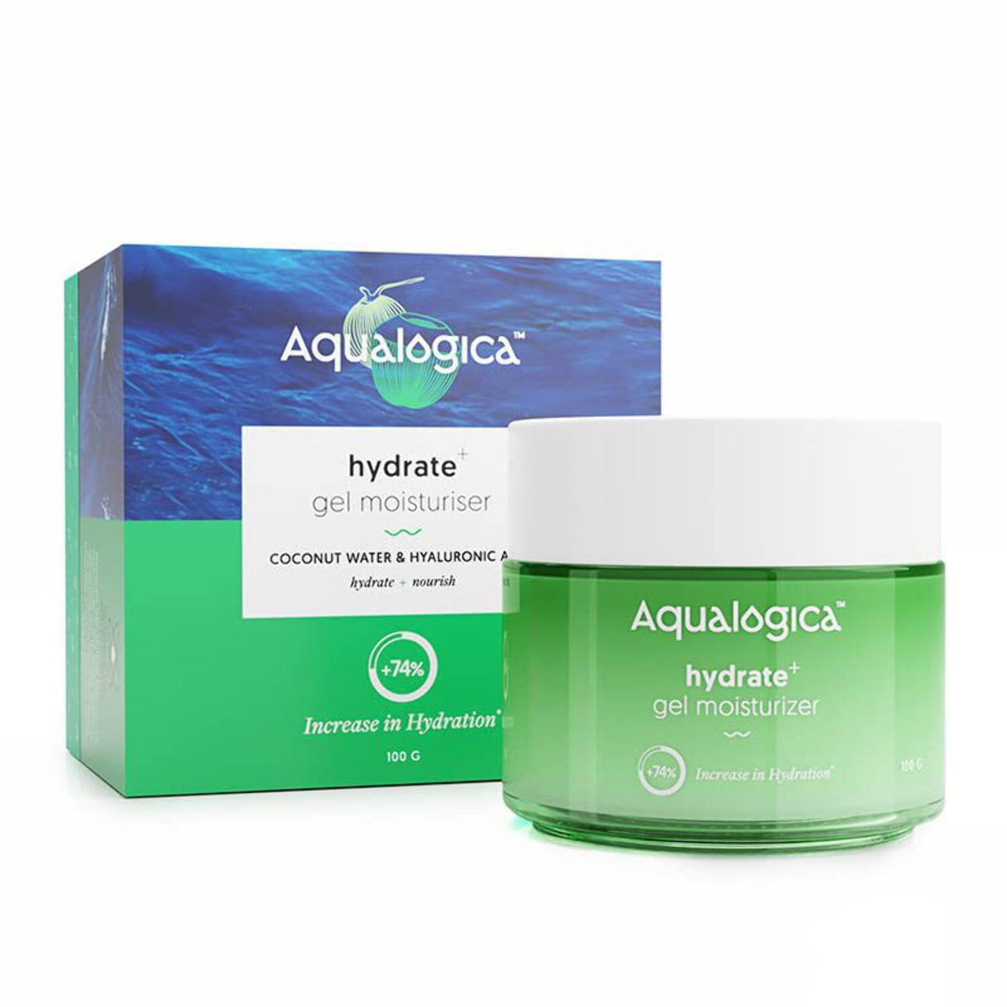 Aqualogica Hydrate+ Gel Moisturizer with Coconut Water Hyaluronic Acid for Deep Hydration
