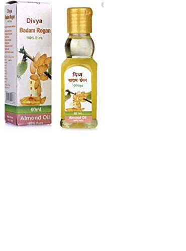 Patanjali Divya Badam Rogan Pure Almond Oil - 60Ml