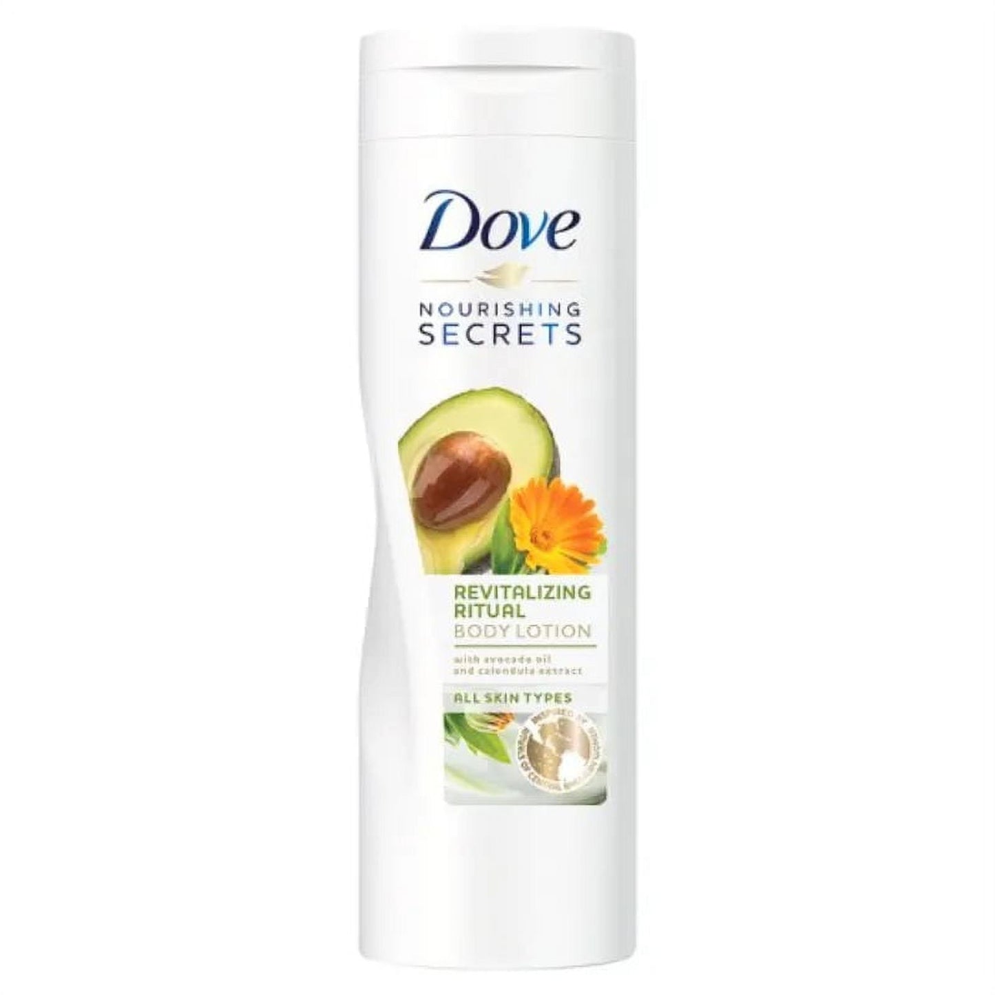 DOVE NOURISHING SECRETS INVIGORATING RITUAL BodyLotion WITH AVOCADO OIL AND CALENDULA EXTR
