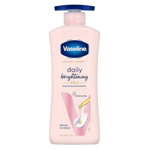 Vaseline Healthy Bright, Daily Brightening Daily Moisturizer, 400 ml, for Glowing Skin, wi