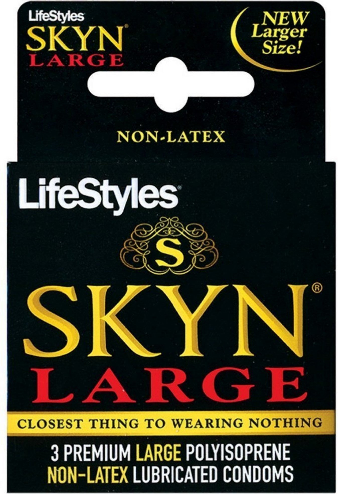 LifeStyles Skyn Large Non-Latex Condoms 3 ea