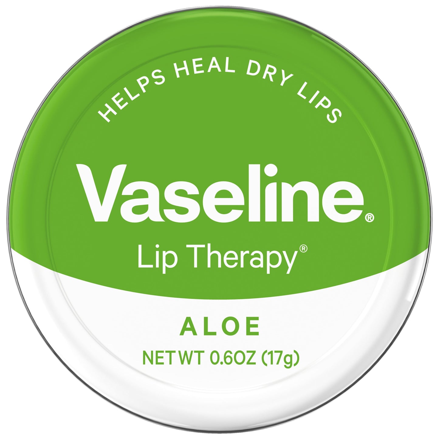 Vaseline Lip Therapy LipBalm Tin Aloe Vera 0.6 oz
