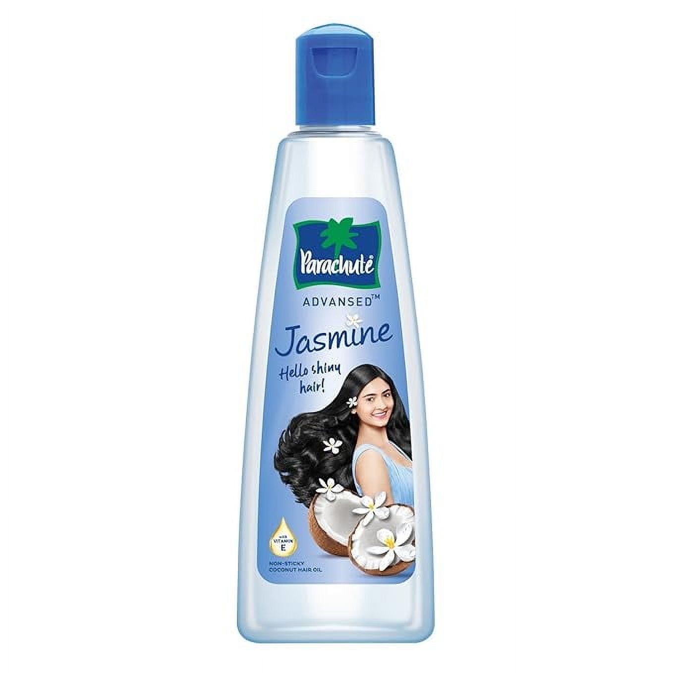 Parachute Advansed Jasmine Coconut HairOil With Vitamin-E For Healthy Shiny Hair, Non-stic